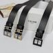 Женский кожаный ремень Celine grey (3 cм) (5610) 2527213340 фото 6