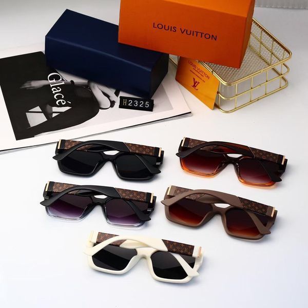 Женские солнцезащитные очки LV (1324) brown 2527205348 фото