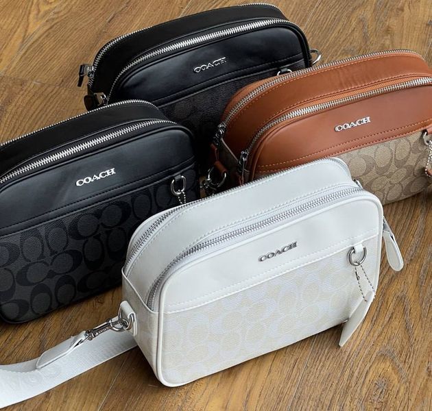 Чоловіча брендова сумка через плече Coach (1376-3) 2671133951 фото