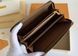 Жіночий гаманець Louis Vuitton (60017) dark brown 2527203763 фото 8
