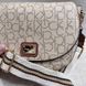 Небольшая женская сумочка на плечо Ck K6071 beige 2527203743 фото 5
