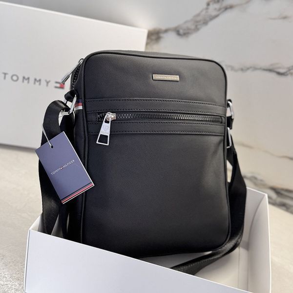 Чоловіча брендова сумка, барсетка через плече, чоловіча сумка Tommy Hilfiger, чоловіча сумка через плече, стильна чоловіча сумка 1725 фото