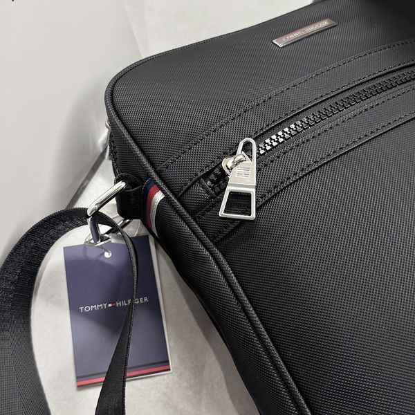 Чоловіча брендова сумка, барсетка через плече, чоловіча сумка Tommy Hilfiger, чоловіча сумка через плече, стильна чоловіча сумка 1725 фото